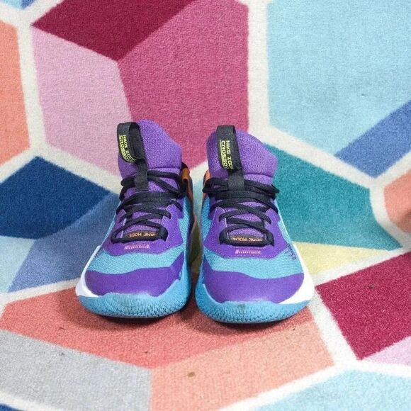 Air Zoom Crossover GS 'Teal Nebula Purple Cosmos Size 7Y - Picture 5 of 5